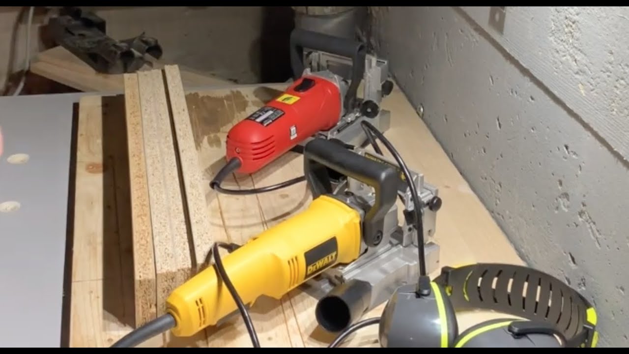 Point outillage : lamelleuse  Einhell vs DeWalt