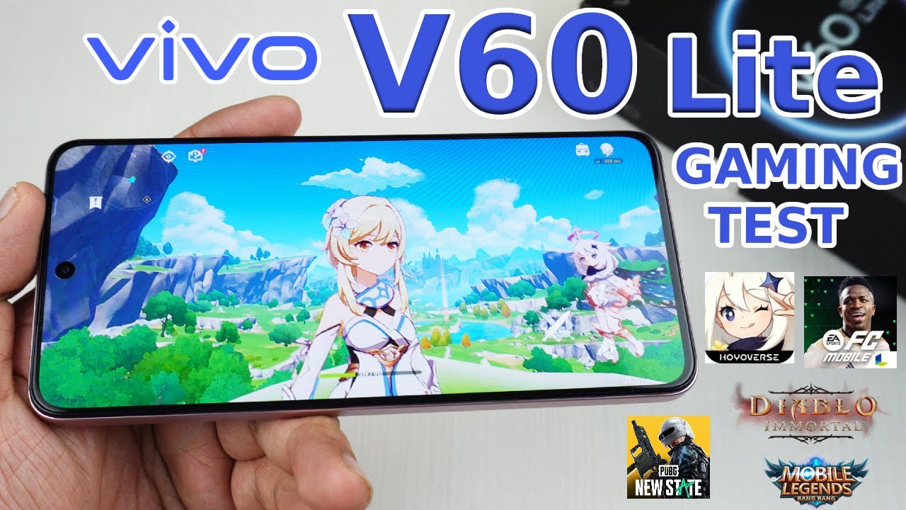 vivo V60 Lite 5G: Gaming TEST | Genshin Impact, FC Mobile, PUBG New State, Mobile Legends