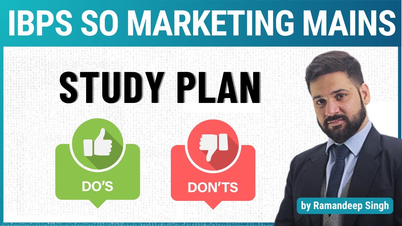 IBPS SO Marketing Mains 2024: Study Plan