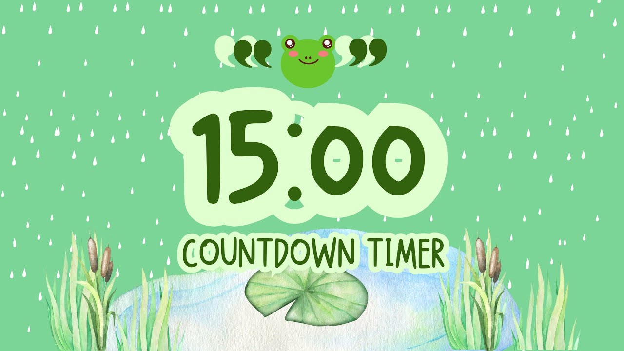15 Minute Timer with Relaxing Music and Alarm | Spring Timer