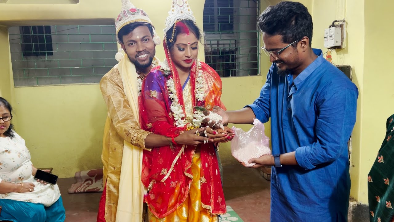 ​@ManojDey এর বিয়েতে কন্যাদান করলো আমার বাবা | Manoj & @jyotishreedey0023 Marriage in Kalighat