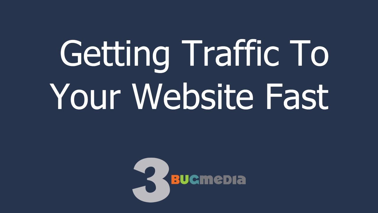 #2 Getting Traffic To Your Website Fast