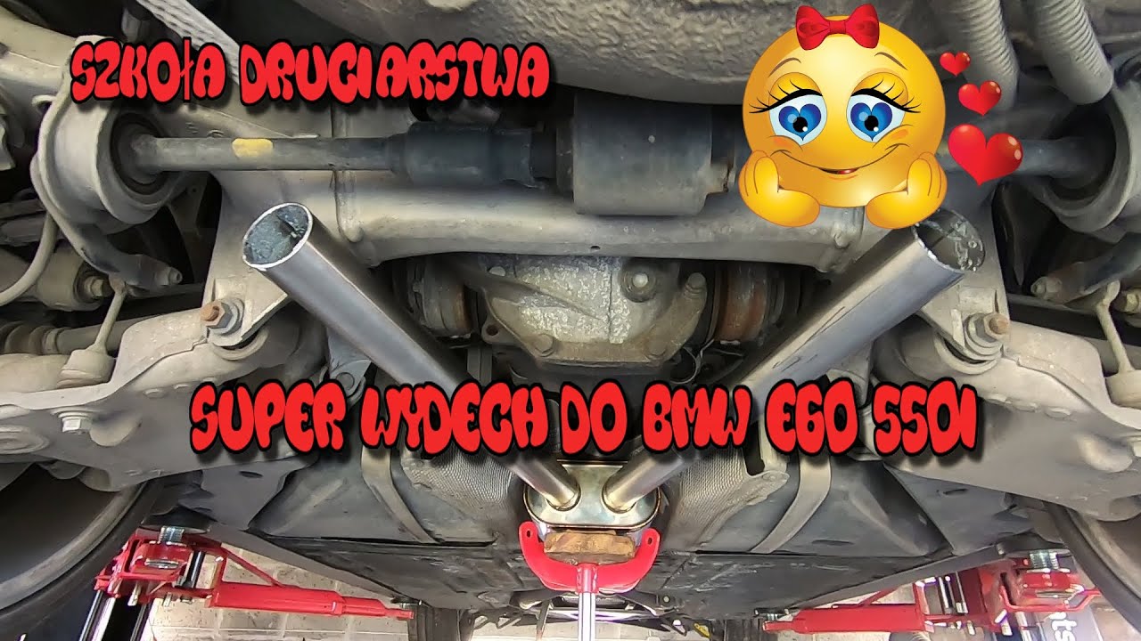 Szkoła Druciarstwa Super Wydech Ze Stali Szlachetnej do BMW E60 550i Wazzup :)