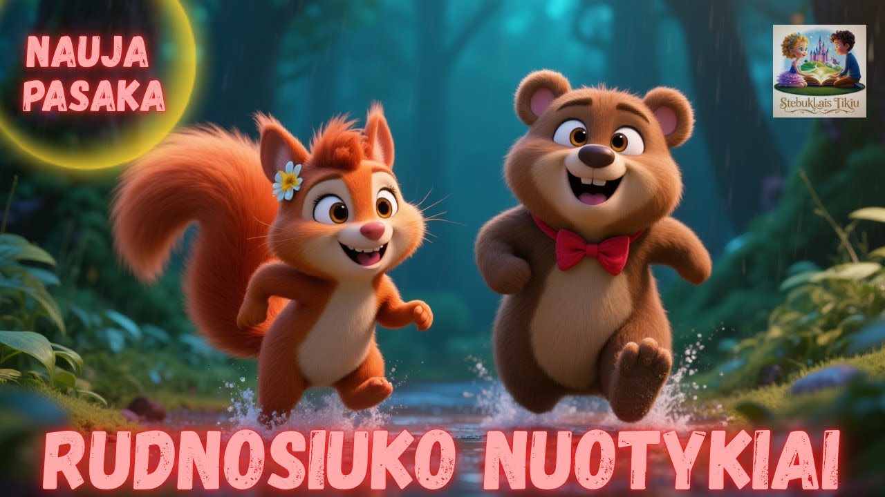 Rudnosiuko Nuotykiai -  Pasaka Vaikams Prieš Miegą | Filmukai Lietuviškai