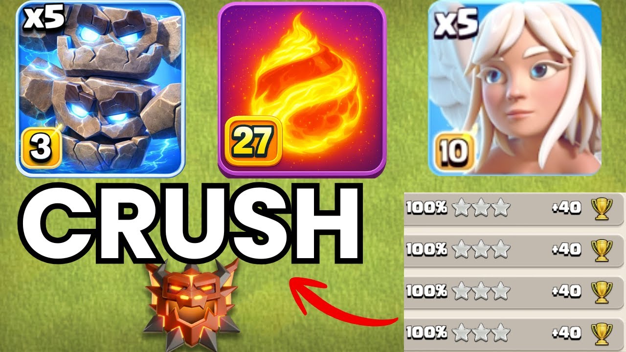 GOLEMS Are The BEST In Clash of Clans (Full Legends Day)