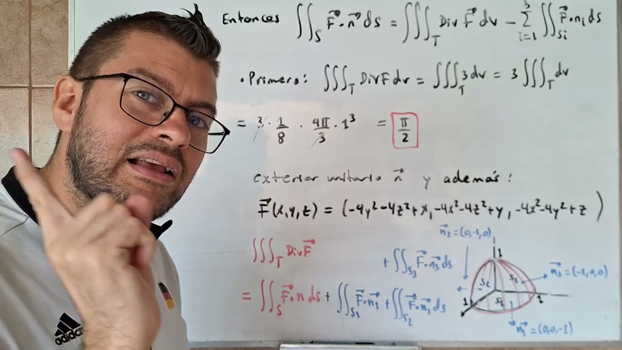 Un ejercicio DIFÍCIL del Teorema de la Divergencia de Gauss: Cuando la superficie NO es cerrada.