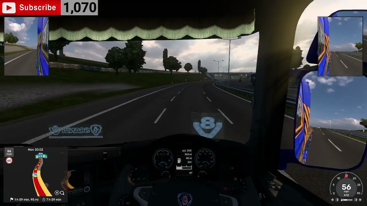 EURO TRUCK SIMULATOR 2 TRANSPORTING  REINFORCING PIPES