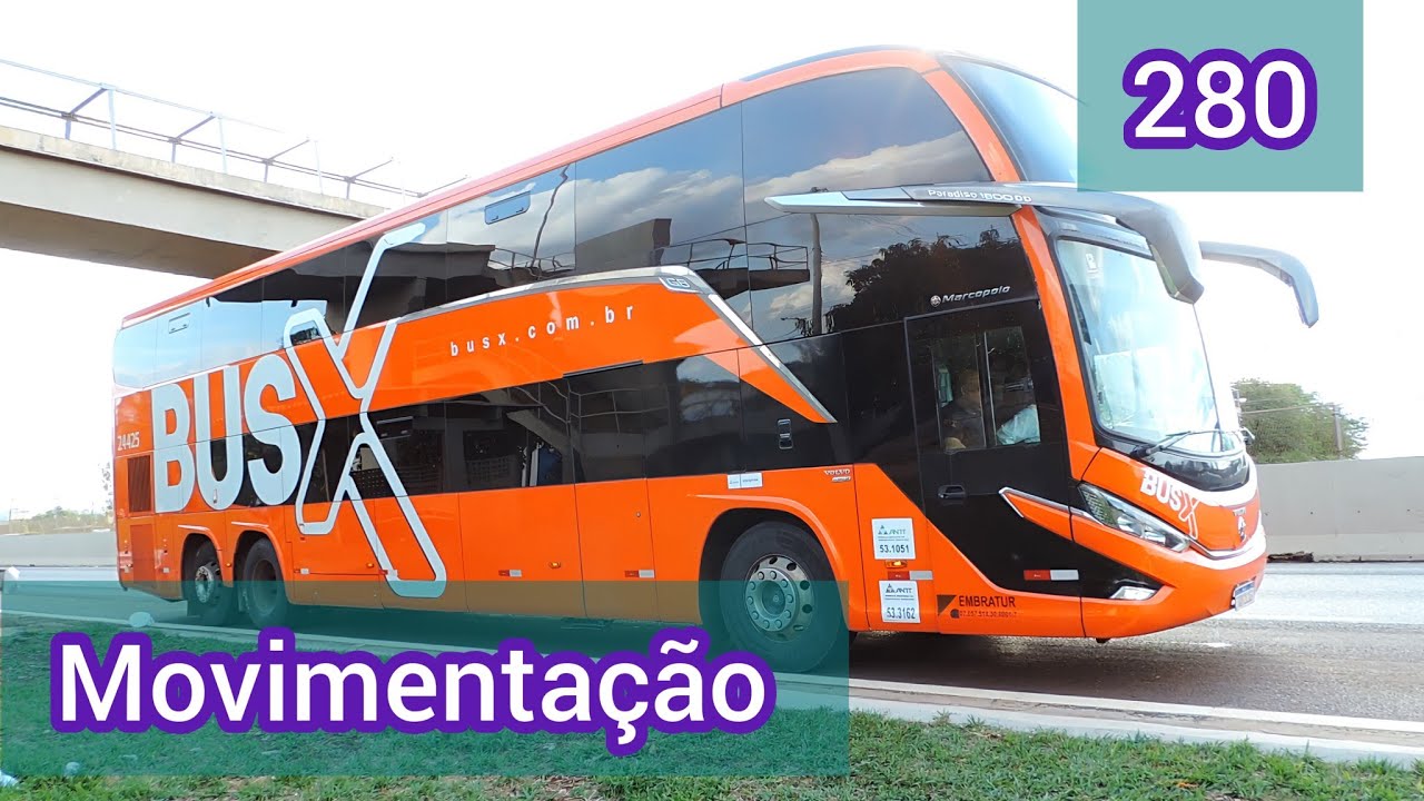 Movimentação de ônibus em São Joaquim da barra-sp parte 280