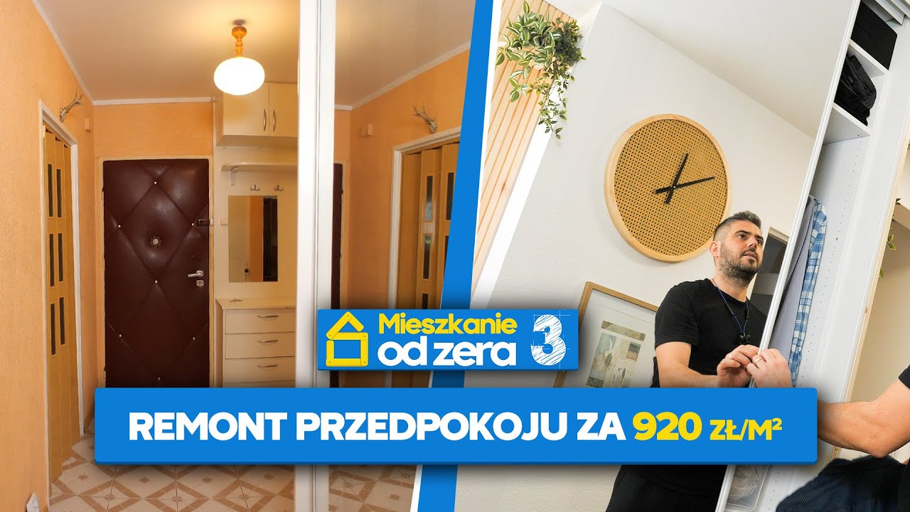 Jak OSZCZĘDZIĆ na REMONCIE PRZEDPOKOJU - Mieszkanie od zera S03E08