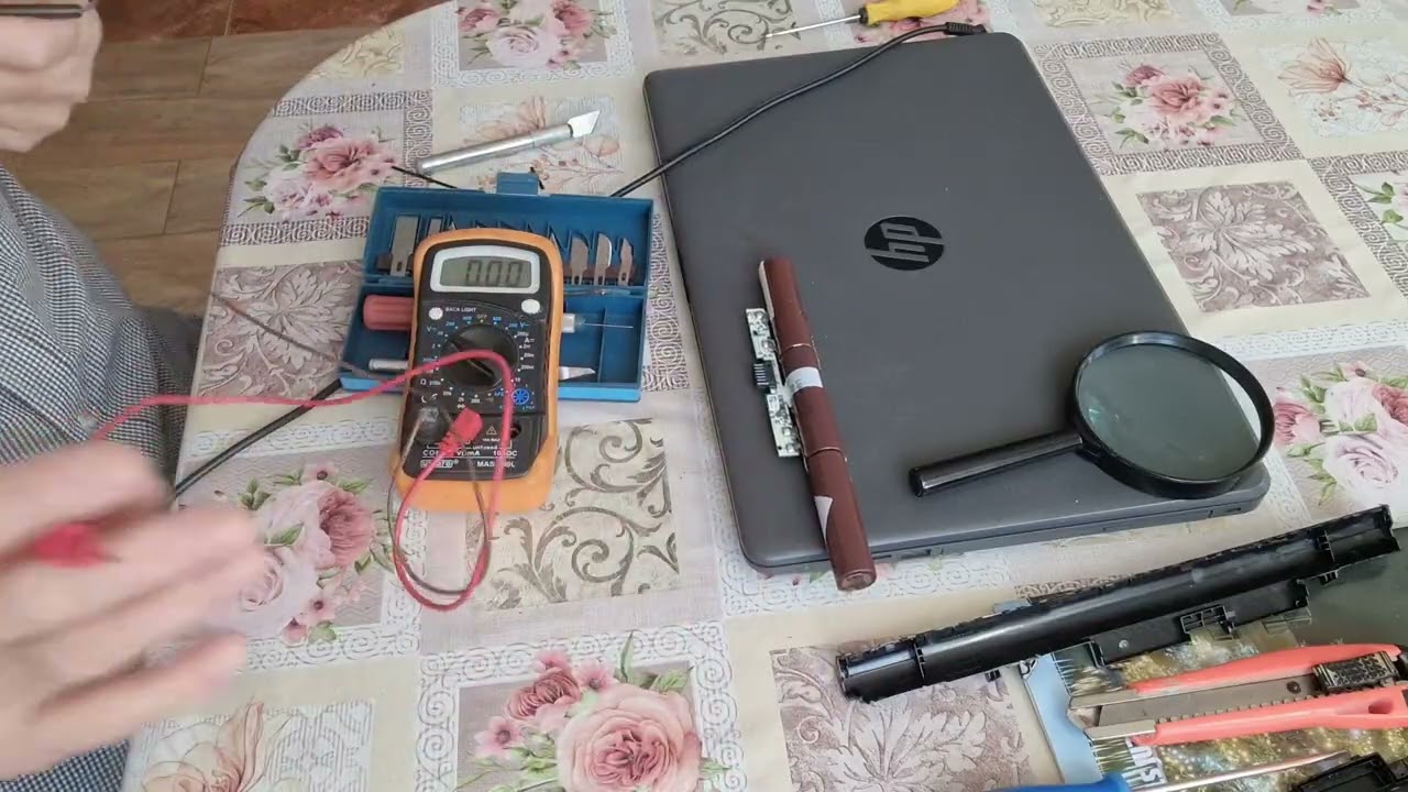 Notebook֊ի մարտկոցի վերանորոգում ремонт батареи ноутбука Notebook battery repair