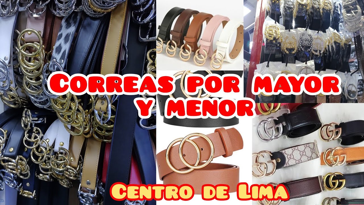 Correas por mayor y menor / Centro de Lima / billeteras, morrales y canguros