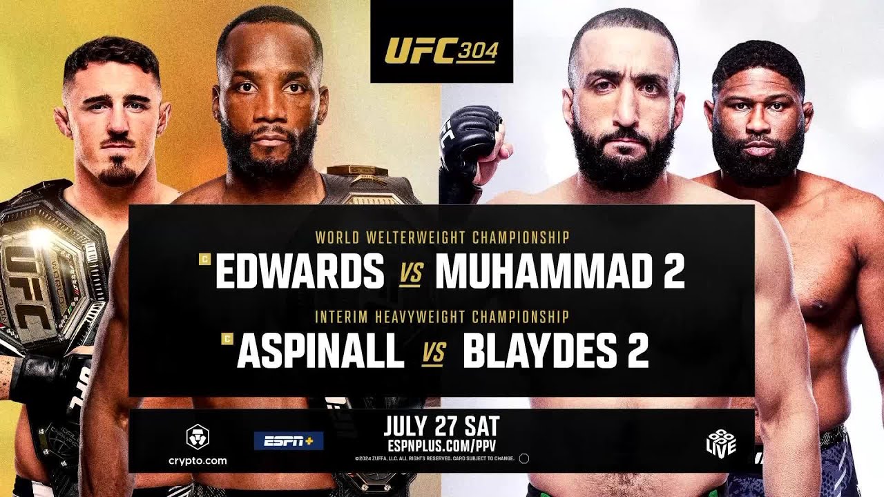 UFC 304 LIVE Bet Stream | Edwards vs Muhammad 2 Fight Companion (Watch Along Live Reactions)