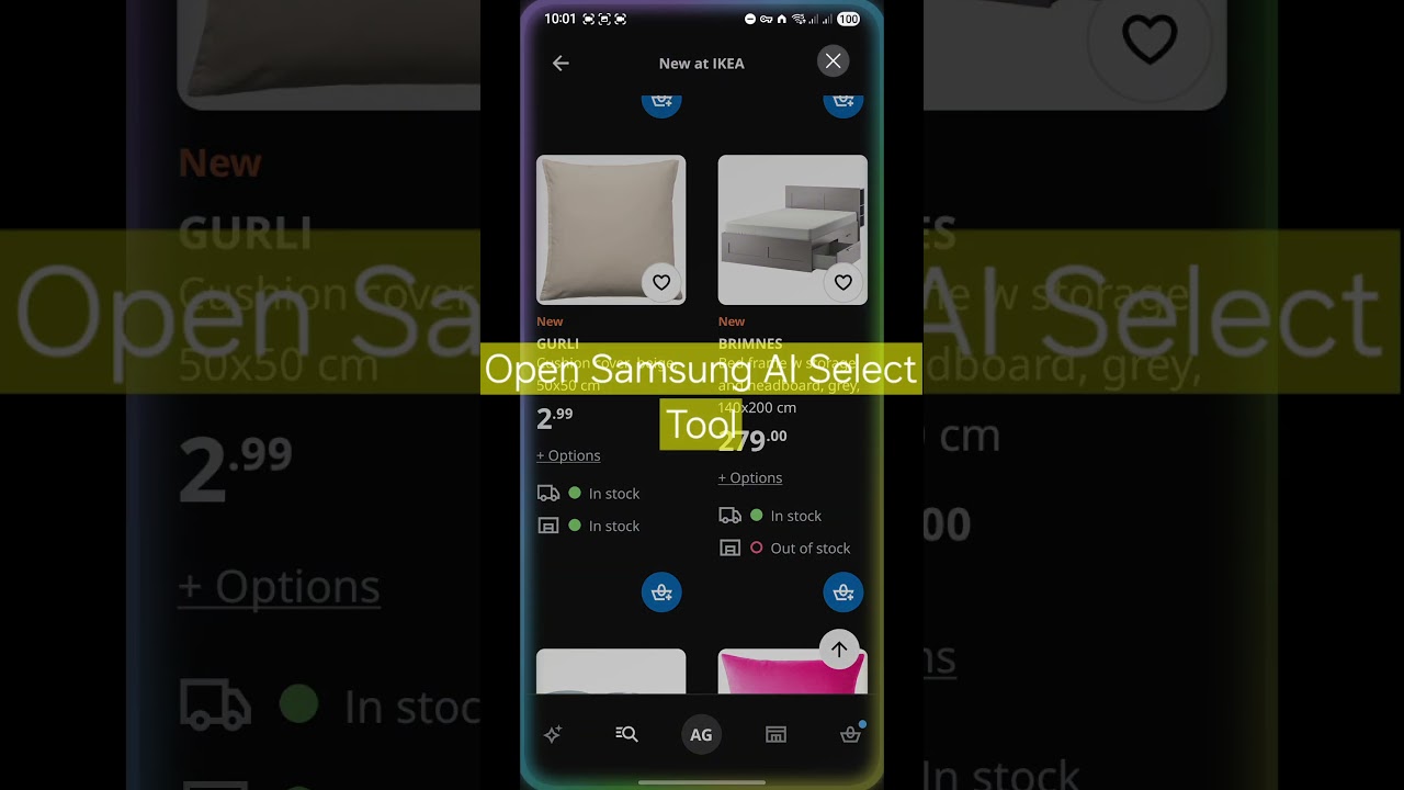 Samsung AI Select Tool - Editor - Galaxy S24 - Easy Text and Image Selection - No More Screenshots !