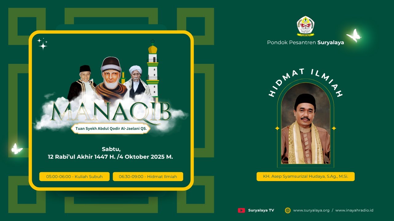 Manaqib Bulan Rabi’ul Akhir 1447 H.