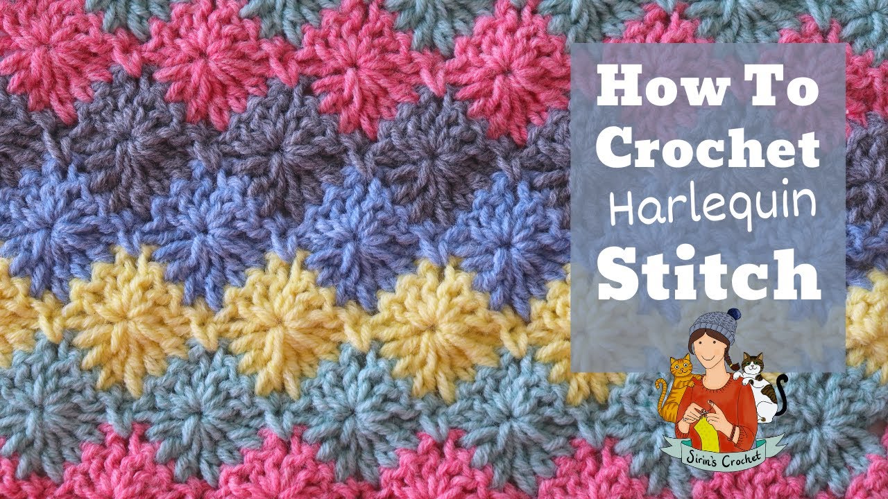 How To Crochet Harlequin Stitch