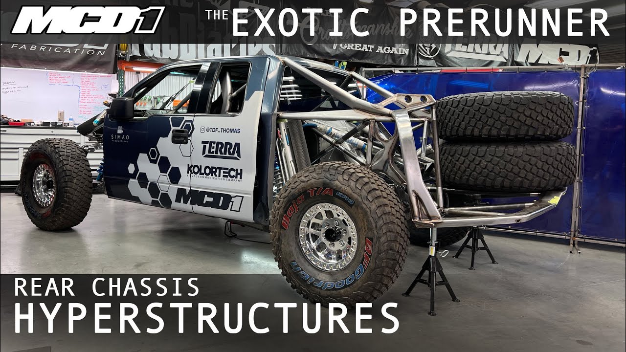 Exotic Prerunner | raw modern tube chassis design | rear hyperstructure concept walkthrough