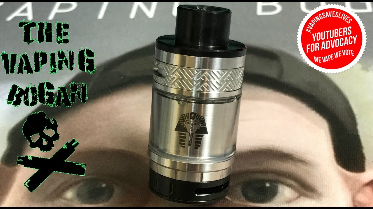 Pharaoh RTA from Rip Trippers & Digiflavor + Wicking Tutorial - The Vaping Bogan