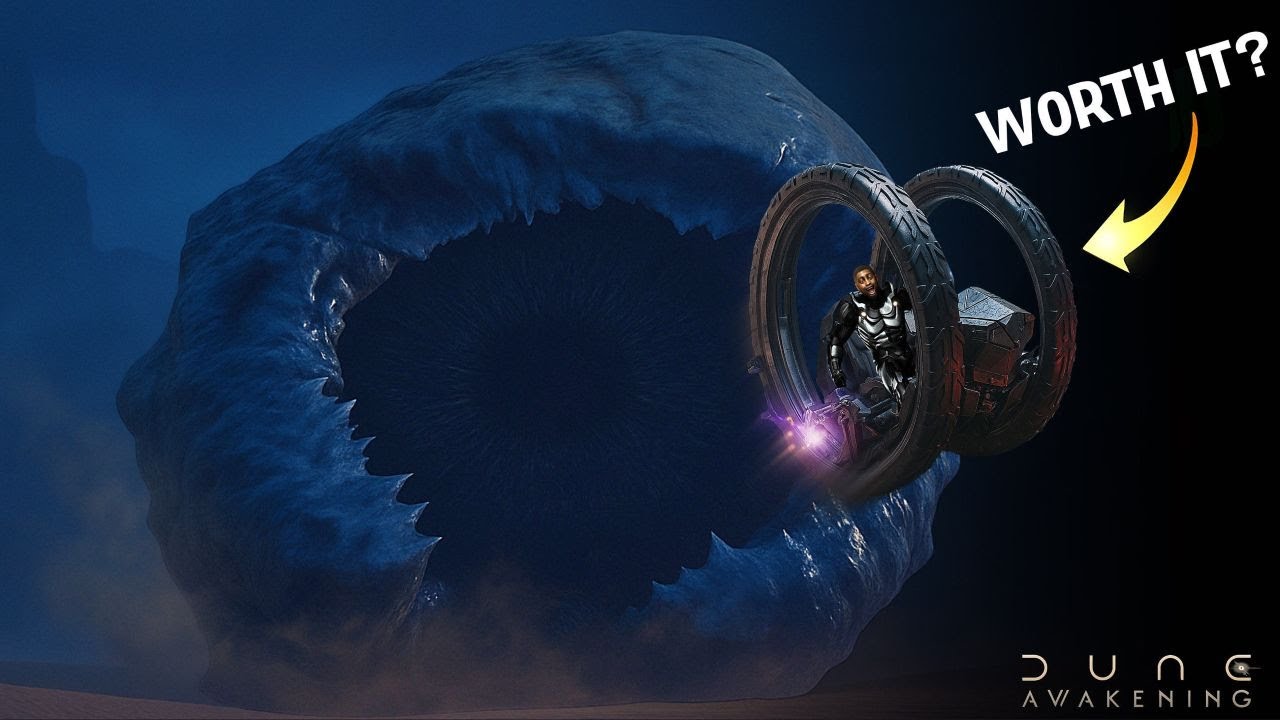Dune Awakening - The NEW Treadwheel vs Shai Hulud... (Deep Desert)
