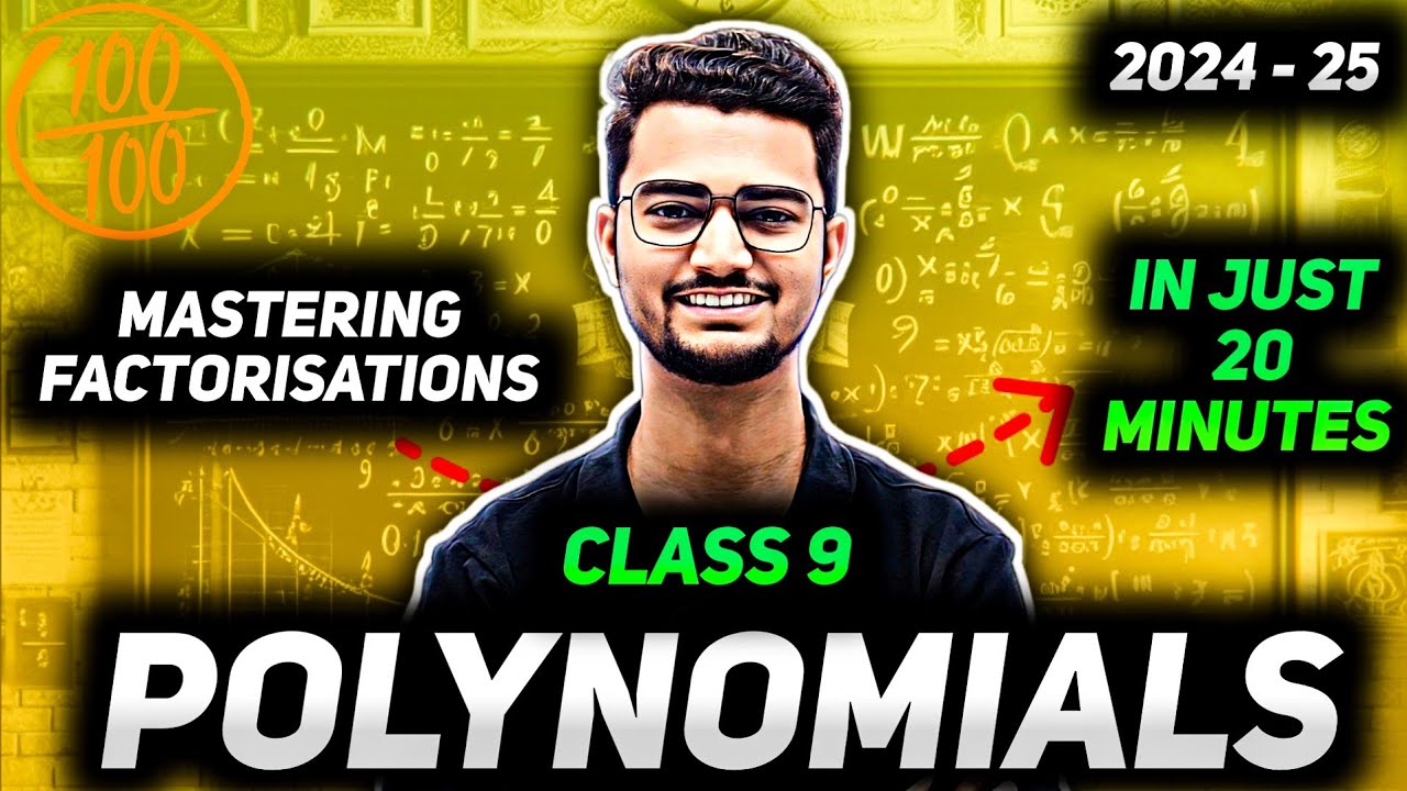 🎯 Score High: Polynomials Factorization Tips & Tricks! 🏆| Class 9 Maths Polynomials