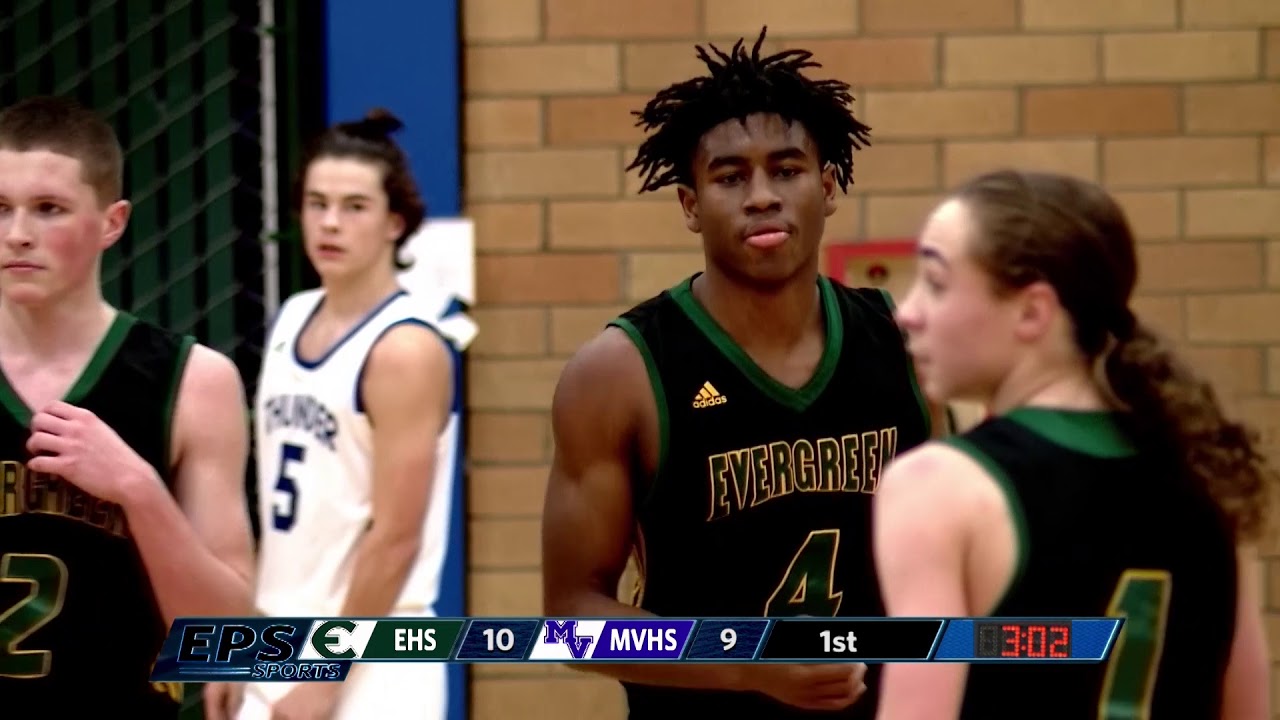 Evergreen vs Mt. View boys varsity basketball - 01/22/19
