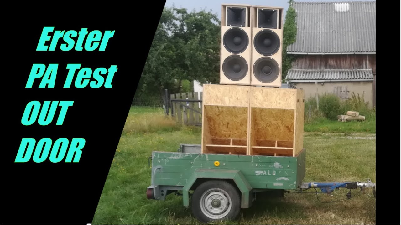SBH | LMT212 - PA Anlage - Erster Outdoor Test