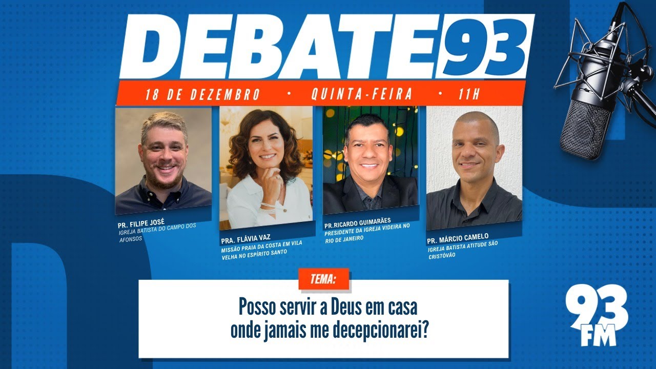 Congregar - Posso servir a Deus em casa para n&atilde;o me decepcionar? - Debate 93 - 18/12/2025