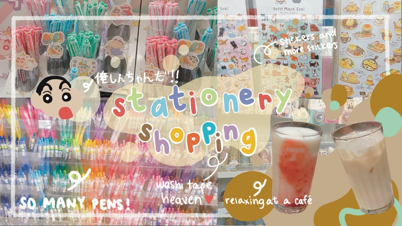 Stationery Shop with Me in Shibuya Tokyo: Daiso, Loft, Tokyu Hands