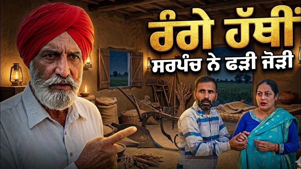 ਸਰਪੰਚ ਨੇ ਜੋੜੀ ਰੰਗੇ ਹੱਥੀਂ ਕਾਬੂ ਕੀਤੇ New Punjabi Short Movies video Today best 2025 viral video 