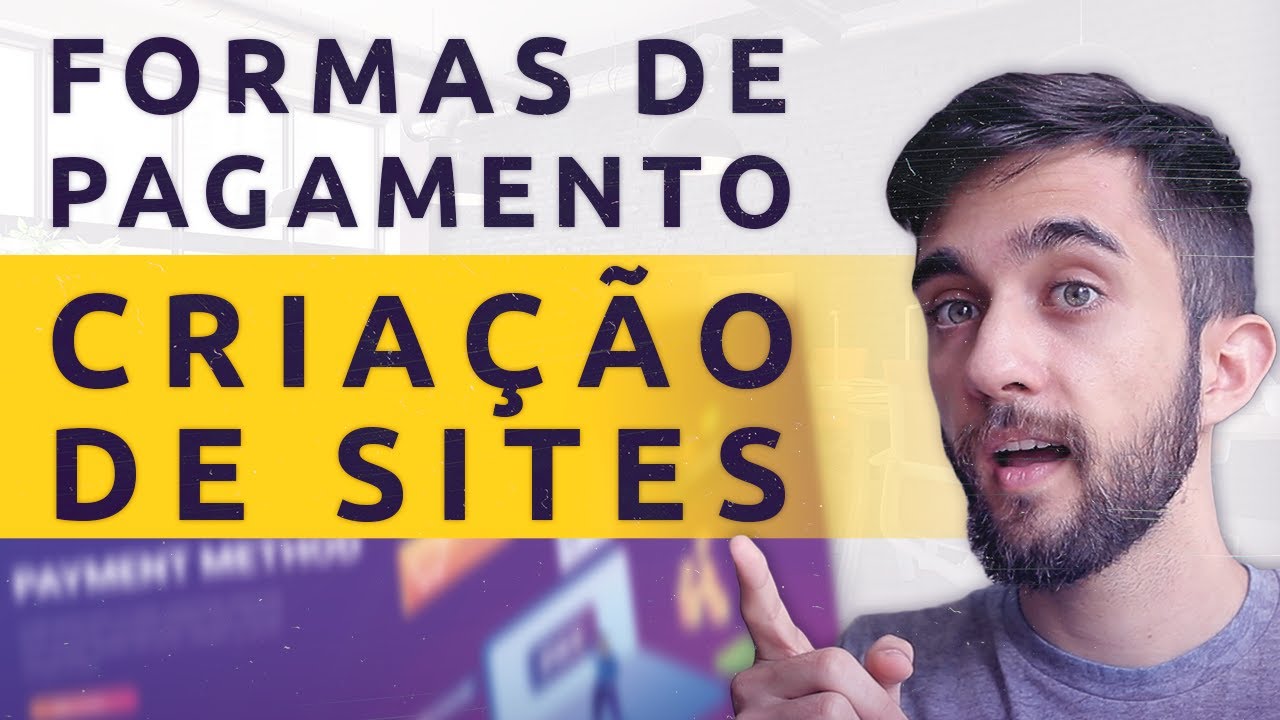 Formas de pagamento pra contratarem seu serviço de criação de site