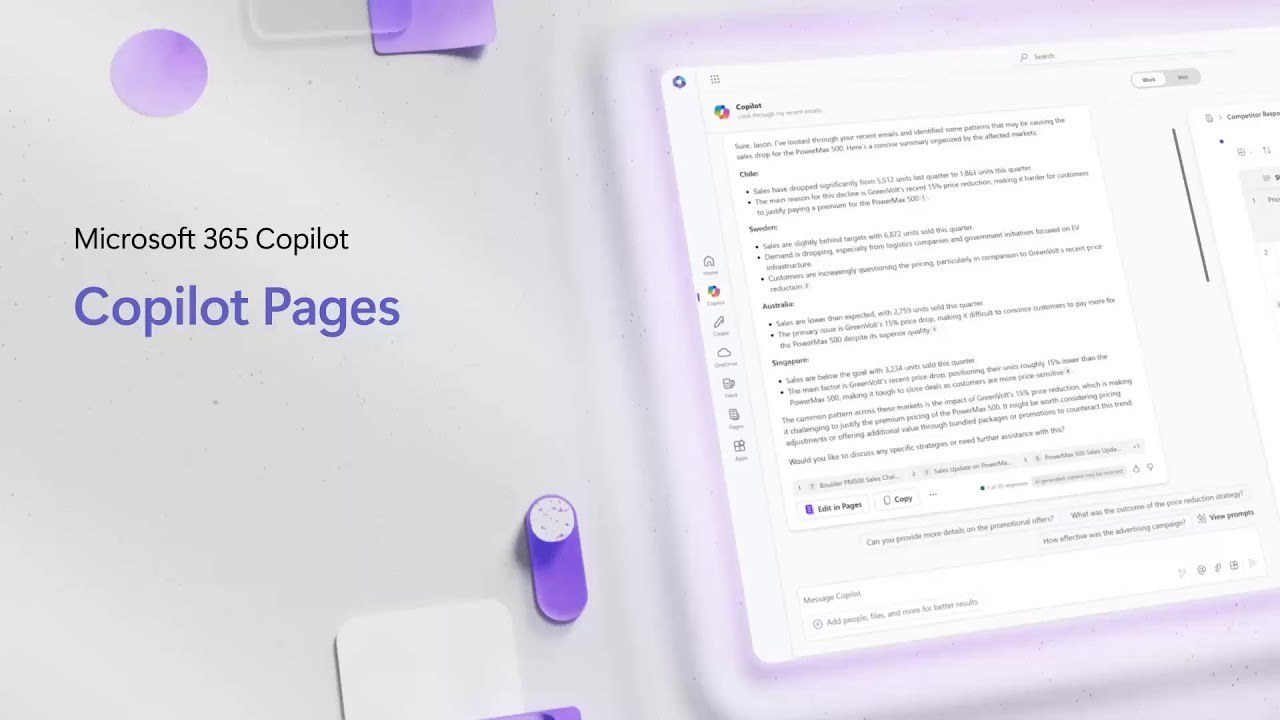 마이크로소프트 365 코파일럿 | Copilot Pages
