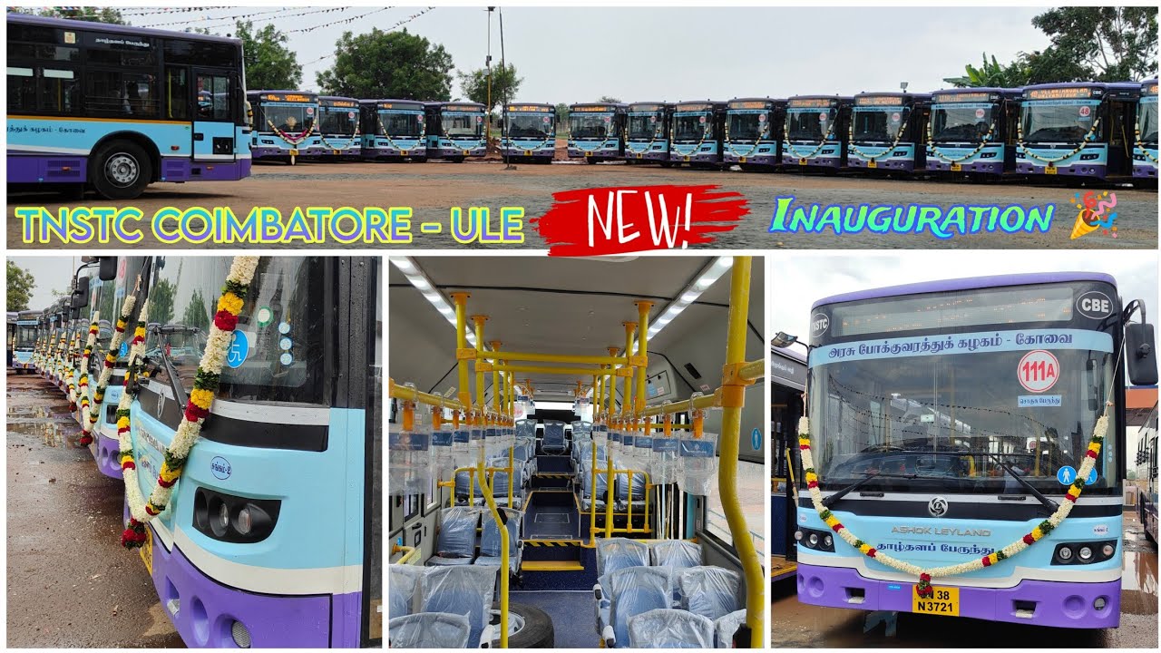 TNSTC Covai 🎊🎈ULE ULTRA LOW ENTRY ♿🧑‍🦯bus Inauguration 🎉🔥 25 OCT 2024