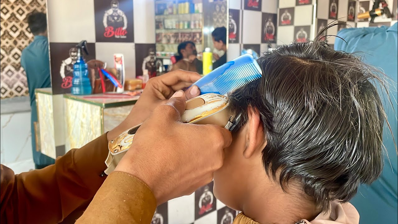 ASMR🇵🇷HairSfudio ast and relaxing full head shaving✂️ with hand clipper for ultimate relaxation😯⚔️💯🌶