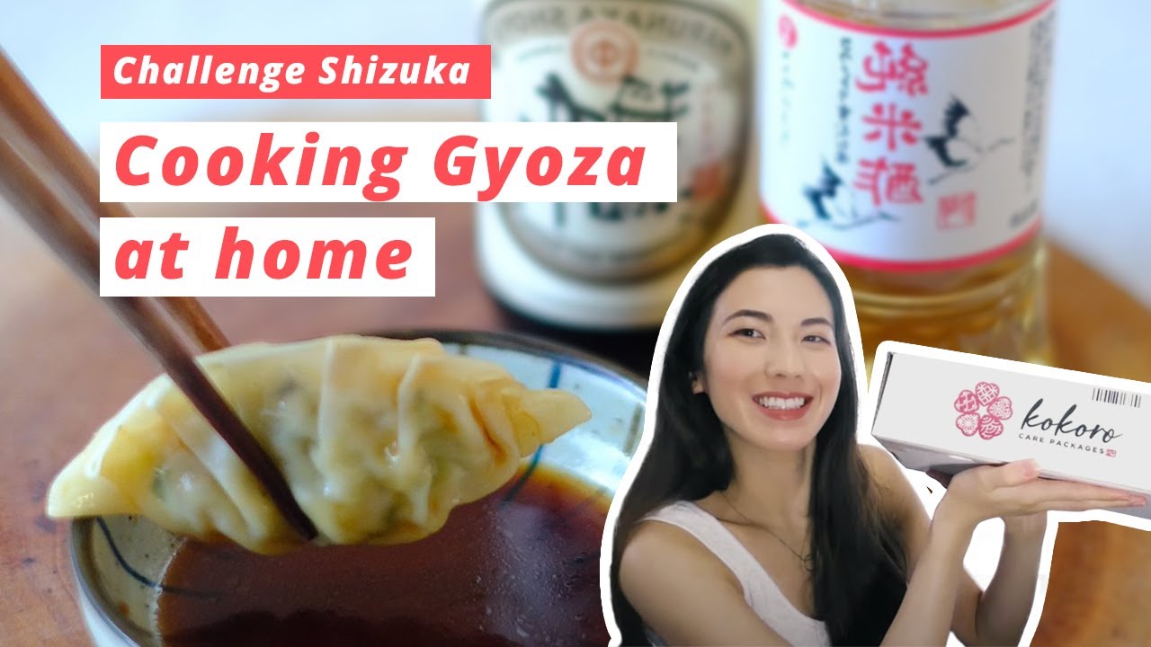 Making Vegetarian Gyoza at Home (Japanese Potstickers) | Challenge Shizuka