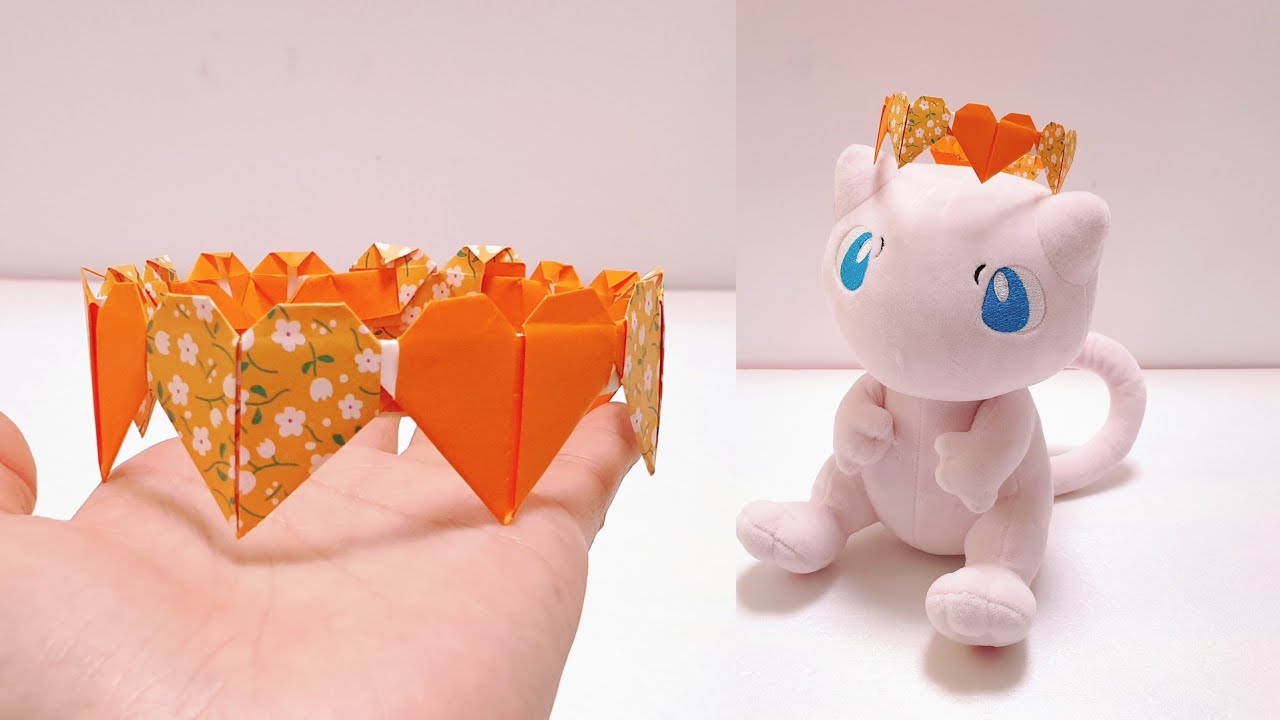 미술놀이》귀여운 하트 왕관 만들기👑 How to make a paper heart crown.