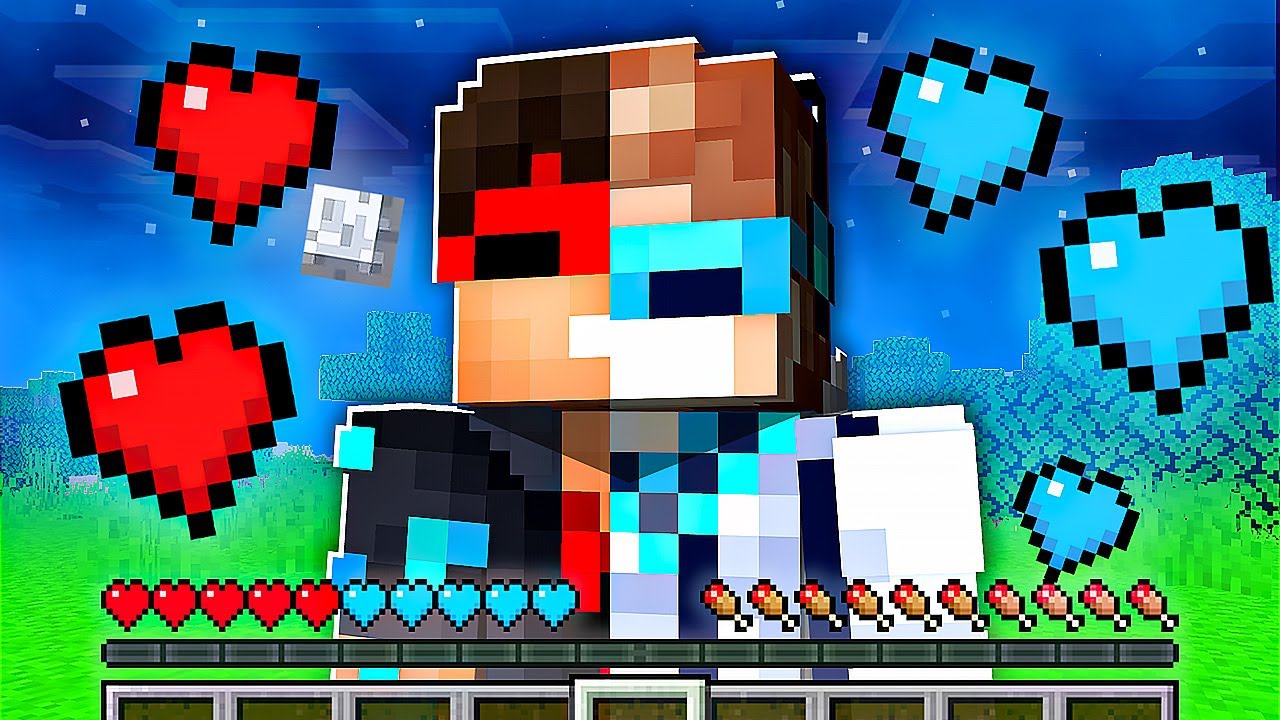 Майнкрафт, но у нас ОБЩЕЕ ХП! (Minecraft)