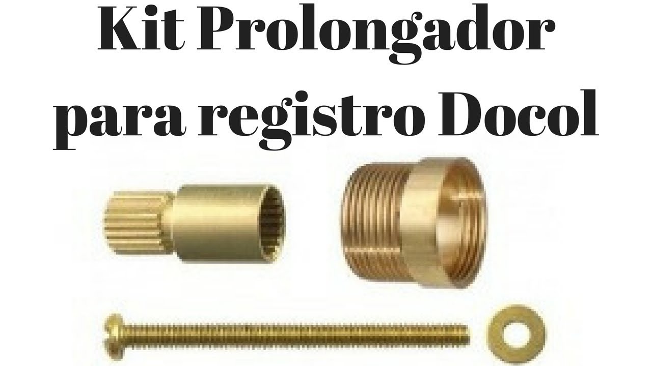 Prolongador para registro Docol / como instalar o acabamento com registro muito enterrado na parede
