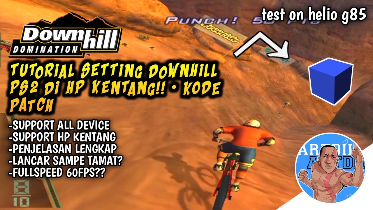 Cara Setting Game Downhill Domination Agar Lancar 60FPS Di Hp Kentang❗ AETHERSX2