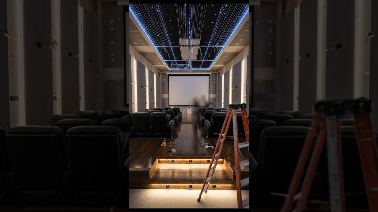 Royal cinema hall at home #recreation #interiordesign #masterrecreation #usa