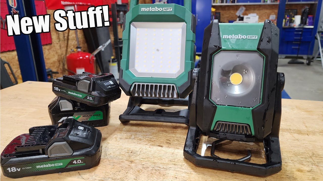 Metabo HPT 18V MultiVolt Cordless 2,000 Lumen LED Work Light Review UB18DBQ4