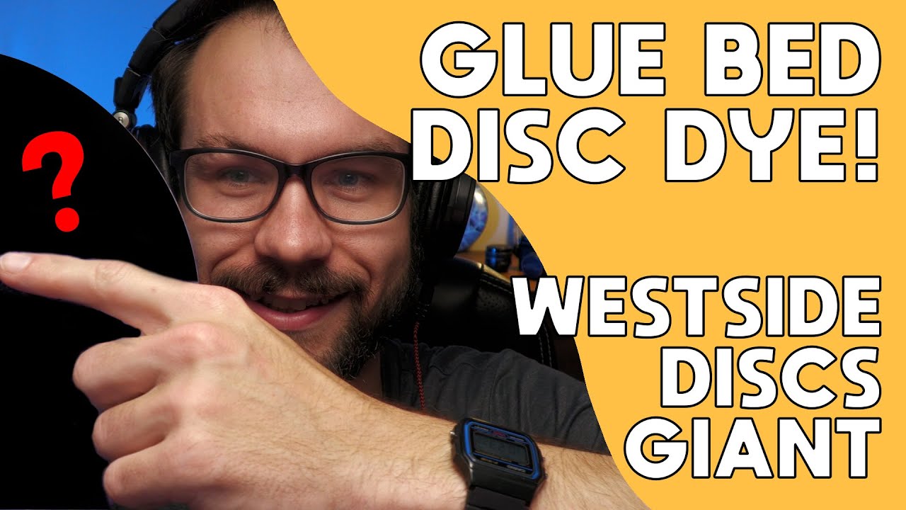 Marble Disc Dye! iDye Poly & Clear Glue Bed