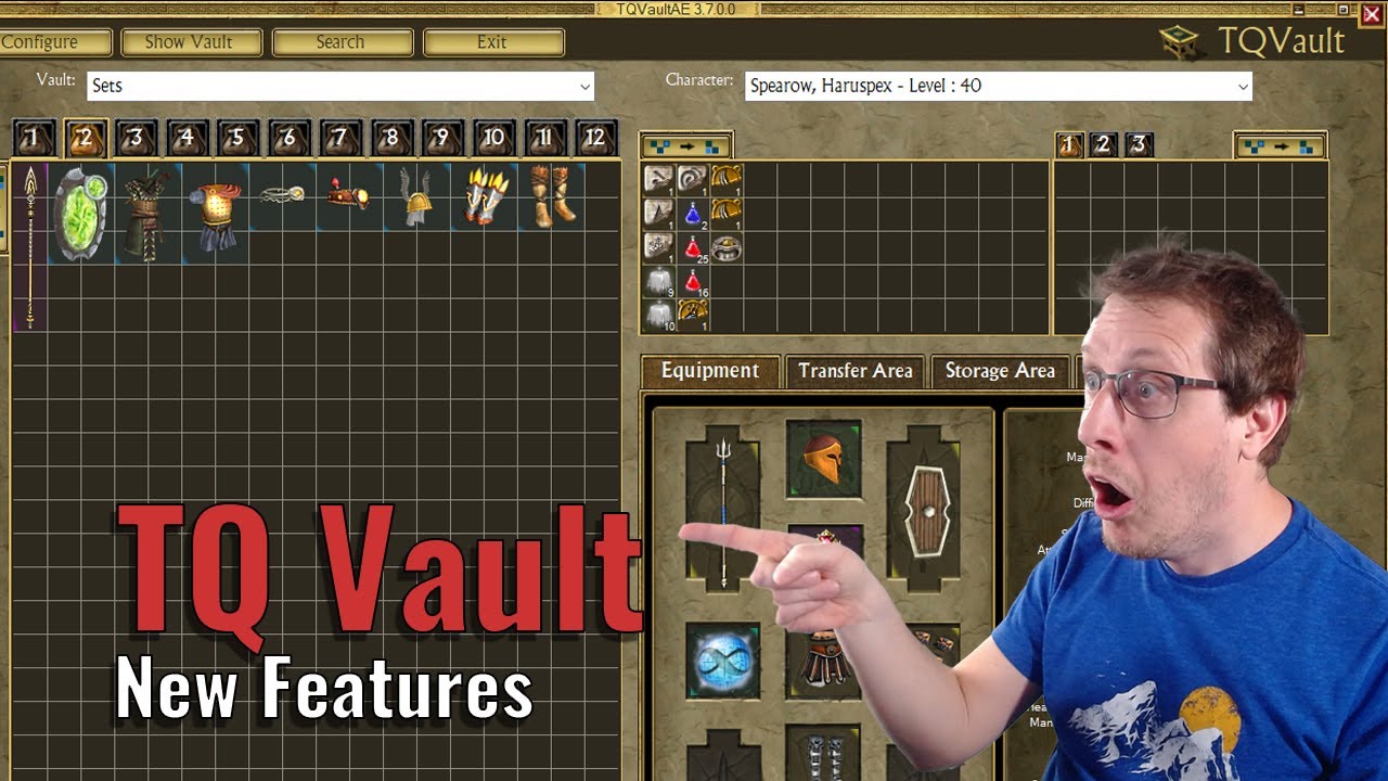 Как ковать с помощью TQ Vault