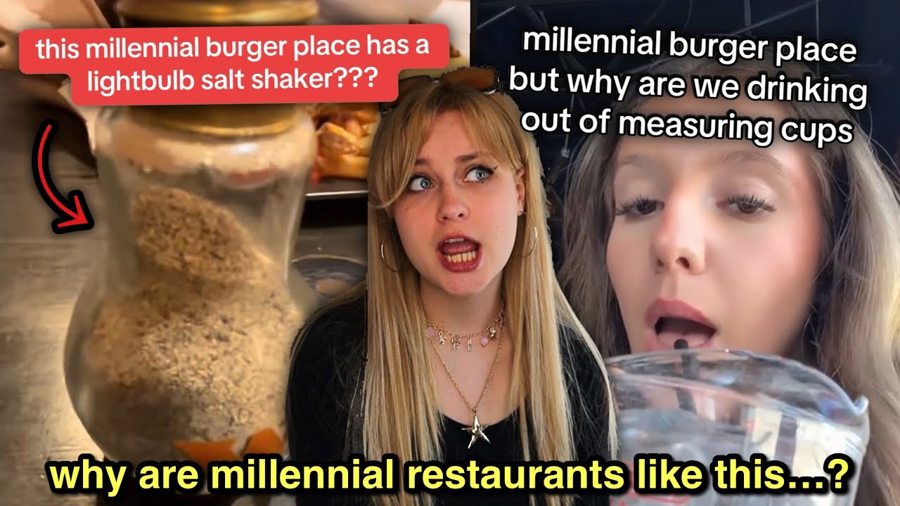 Тренд «Millennial Burger Place» в TikTok — это УМОРИТЕЛЬНО...