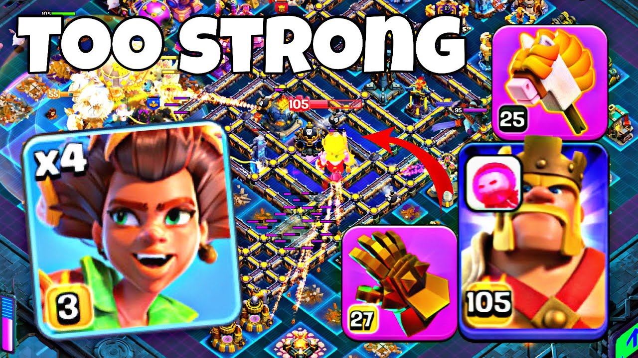 TH18 RC Charge is UNSTOPPABLE! 🏆 Best Root Rider + Thrower Strategy!