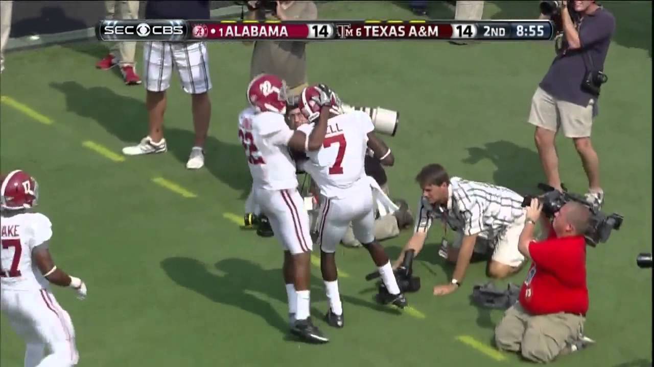 09/14/2013 Alabama vs Texas A&M Football Highlights