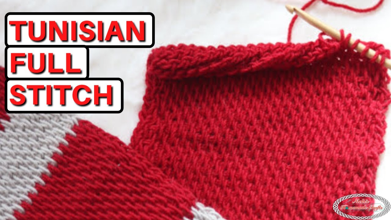 Crochet the TUNISIAN FULL Stitch