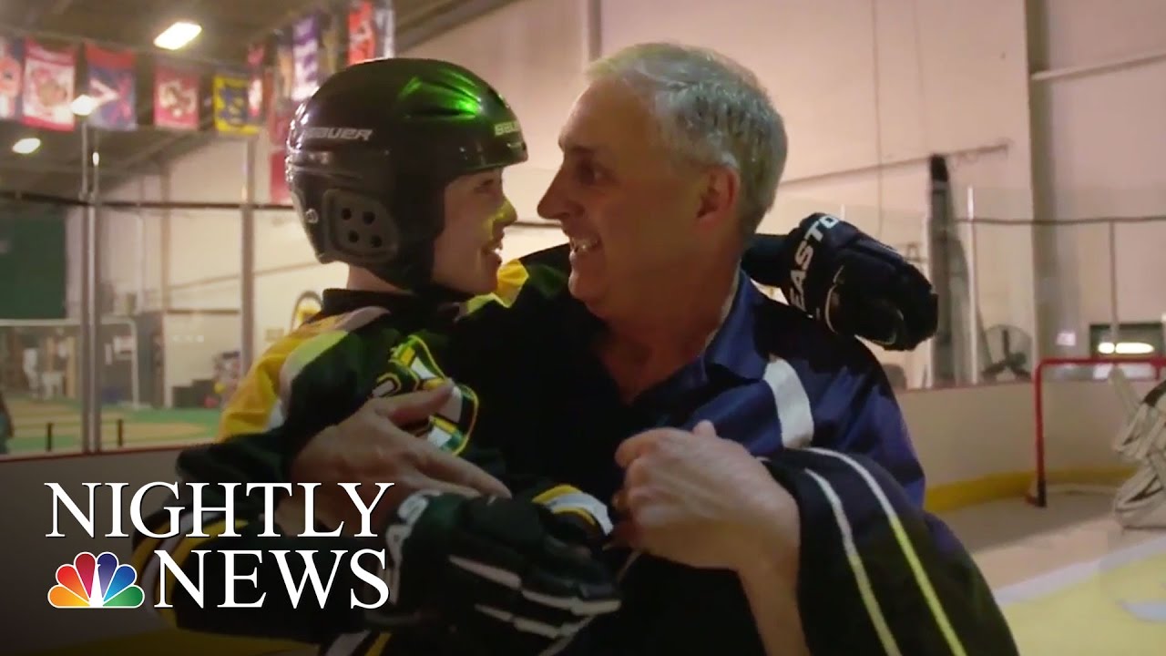 ‘Smart Light Sports’ Helps Children With Special Needs Get In The Rink | NBC Nightly News