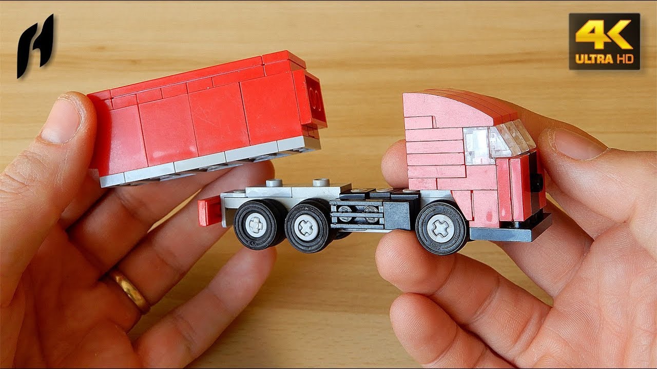 How to Build Lego Truck - Container Transport (MOC - 4K)