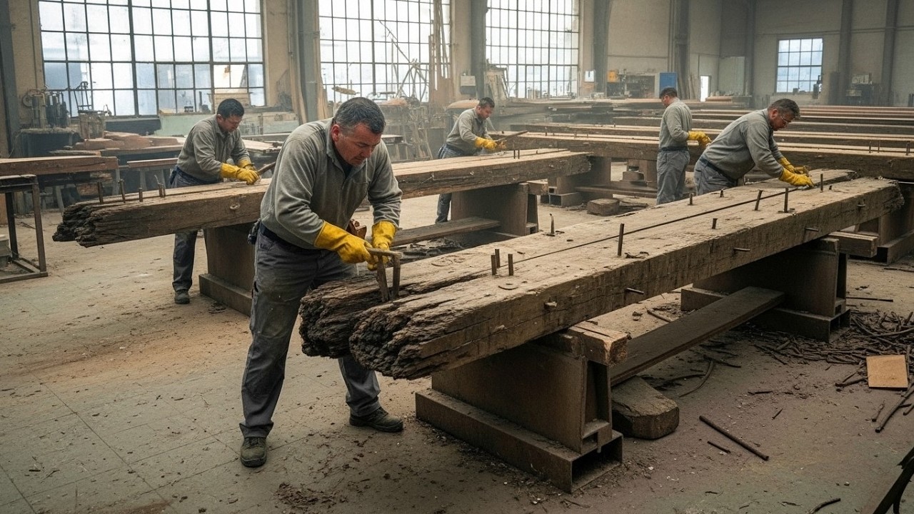 Making Money from Discarded Wood! Here's a Skilled Carpenter!