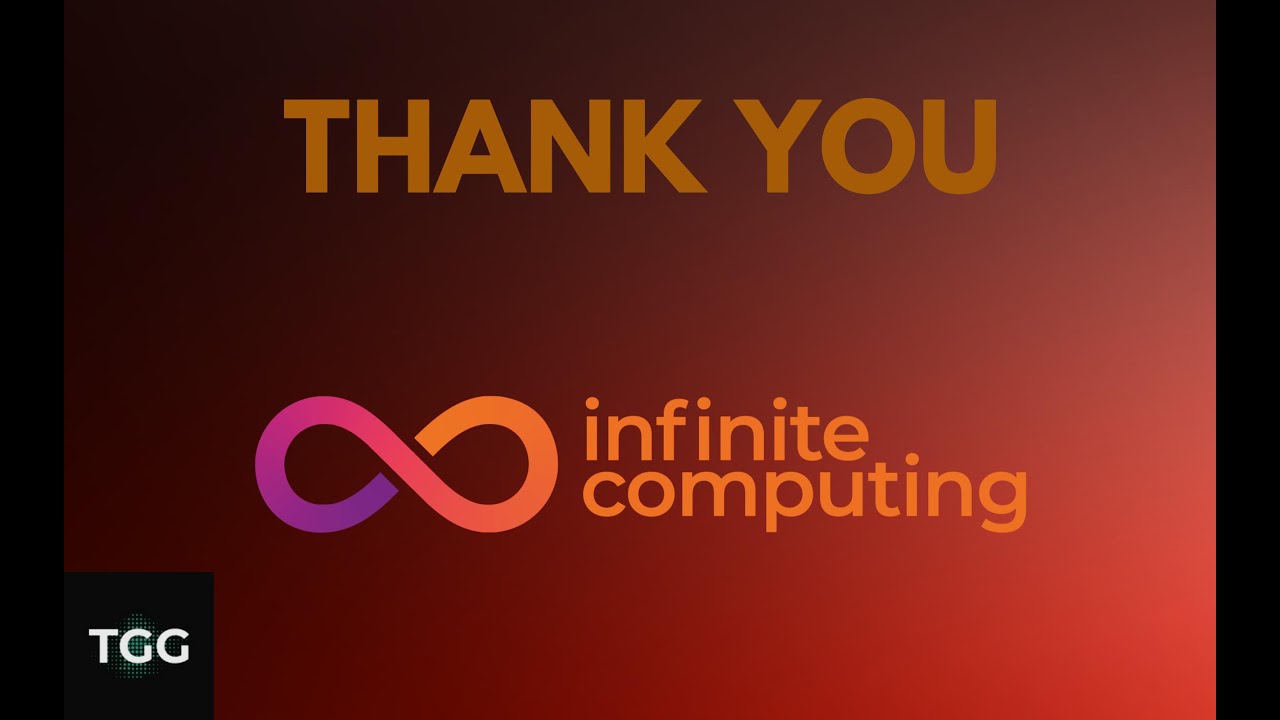Thank you Infinite Computing! (READ COMMENTS)