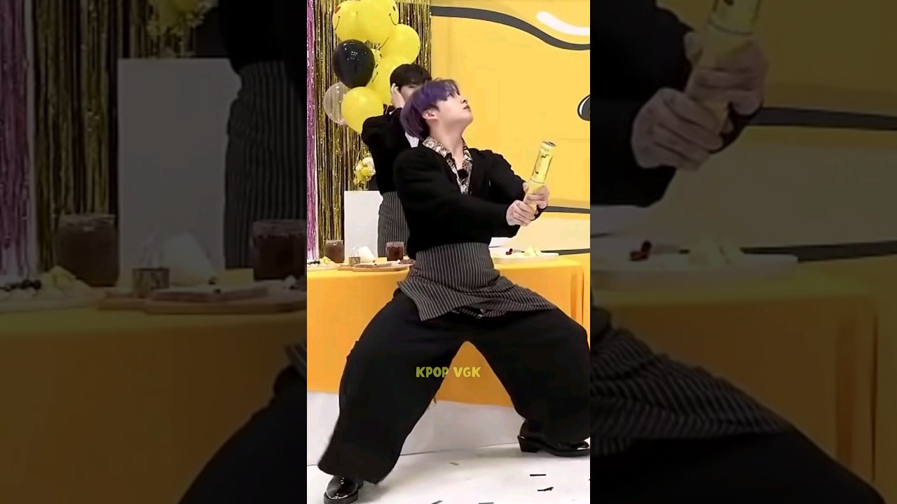 BTS's Reaction When Jungkook Popped Confetti 😂😂 #shorts #jungkook #bts #reaction